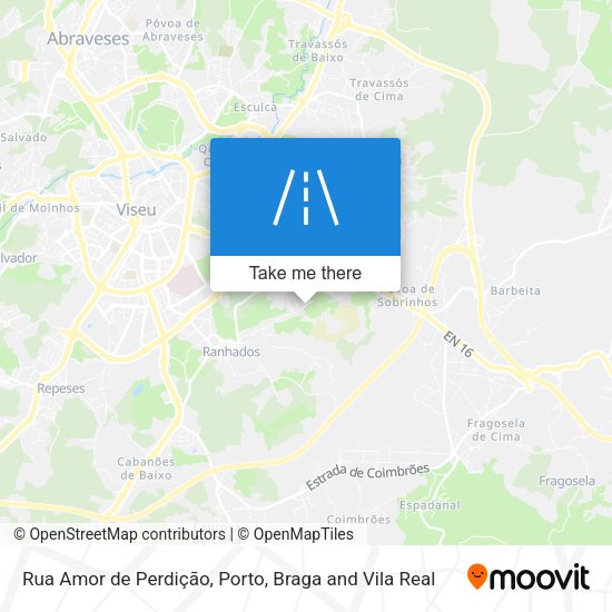 Rua Amor de Perdição map