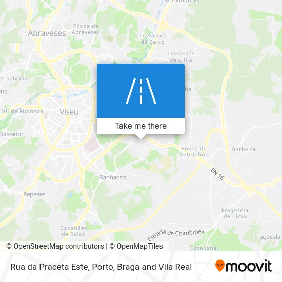 Rua da Praceta Este map