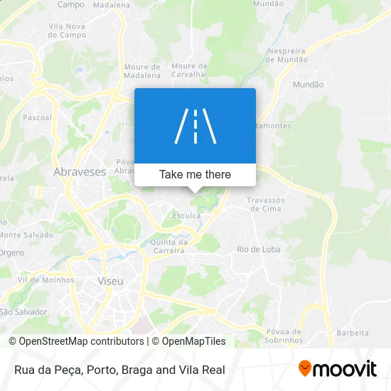 Rua da Peça map