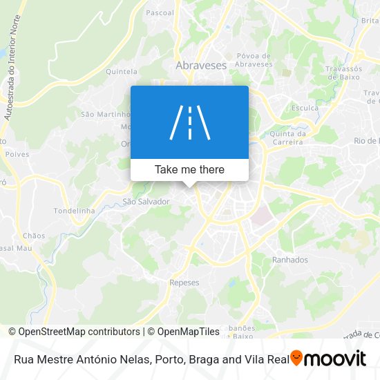 Rua Mestre António Nelas map