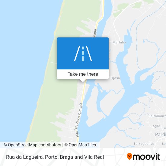 Rua da Lagueira map