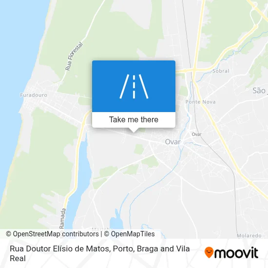 Rua Doutor Elísio de Matos map