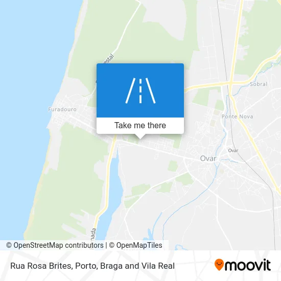 Rua Rosa Brites map