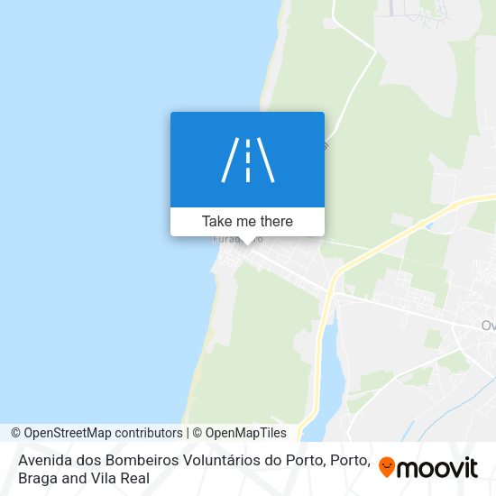 Avenida dos Bombeiros Voluntários do Porto map