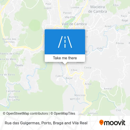 Rua das Guigermas map