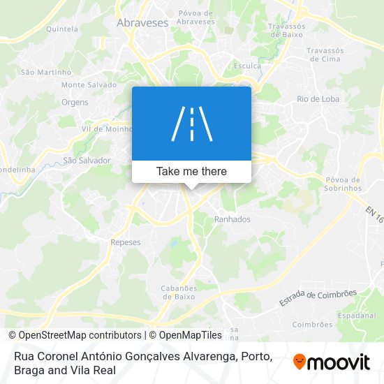 Rua Coronel António Gonçalves Alvarenga map