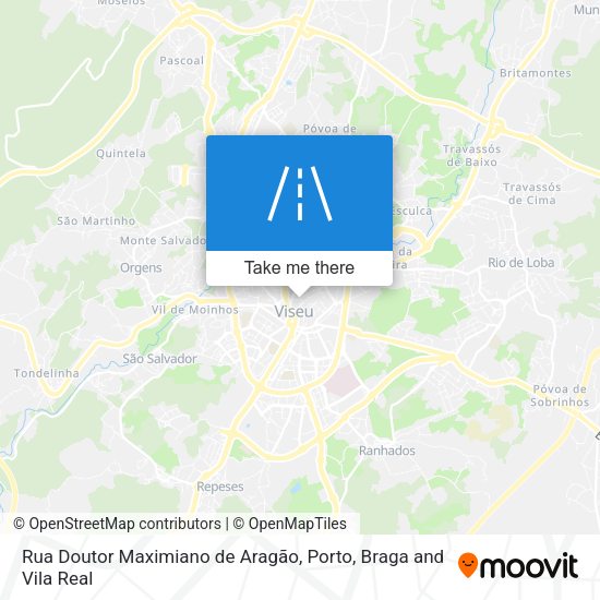 Rua Doutor Maximiano de Aragão mapa