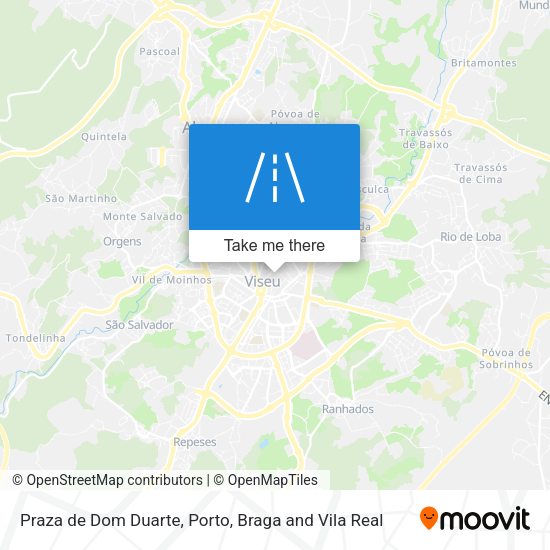Praza de Dom Duarte mapa