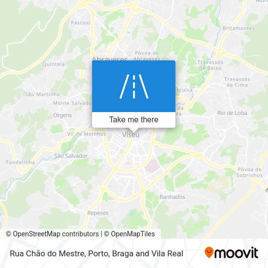 Rua Chão do Mestre map