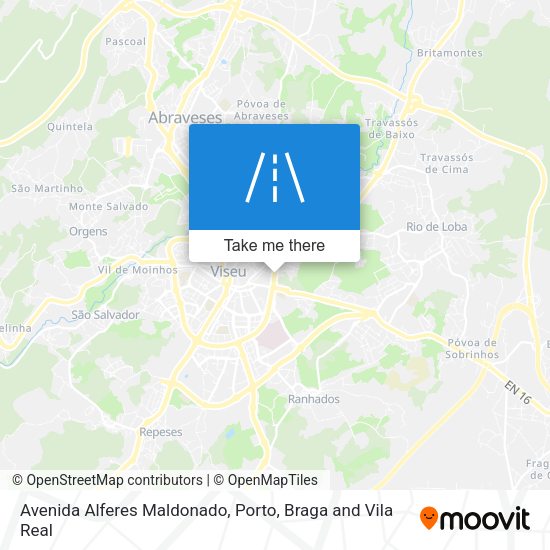 Avenida Alferes Maldonado map