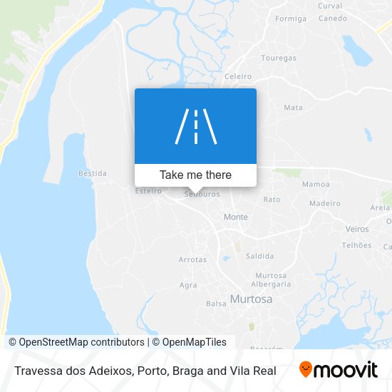 Travessa dos Adeixos mapa