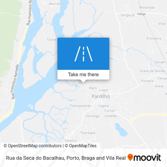 Rua da Seca do Bacalhau map