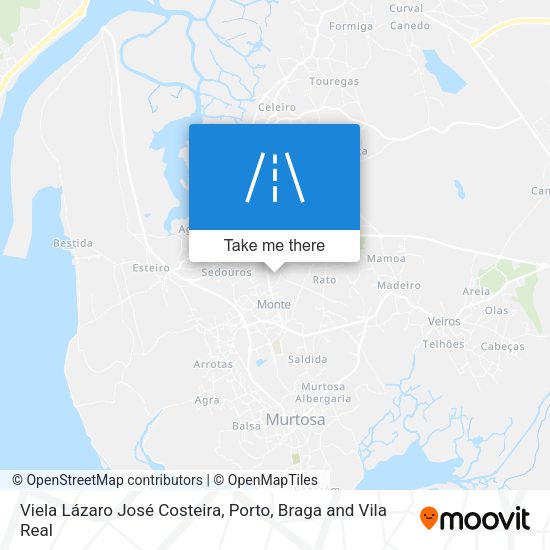 Viela Lázaro José Costeira map