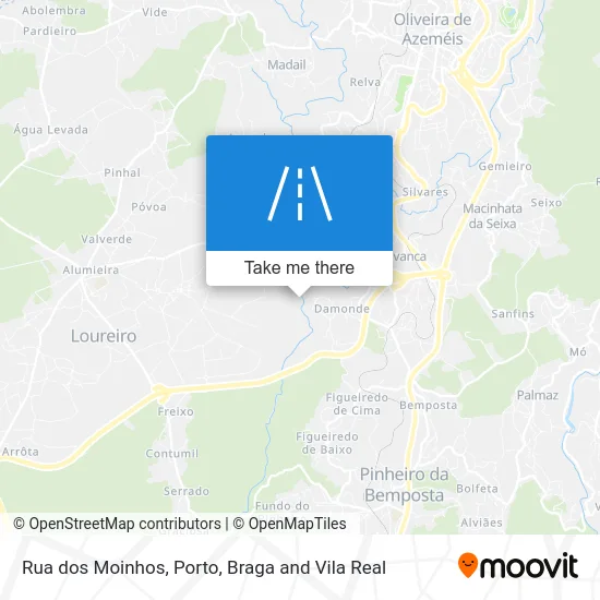 Rua dos Moinhos map
