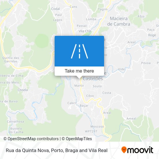 Rua da Quinta Nova map