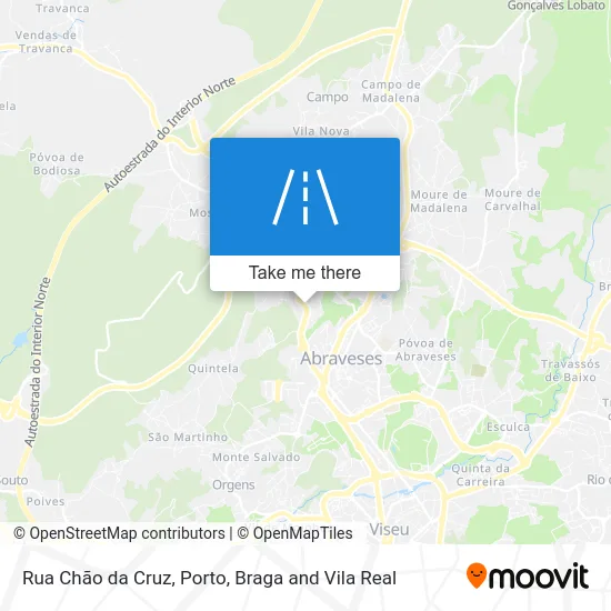 Rua Chão da Cruz map