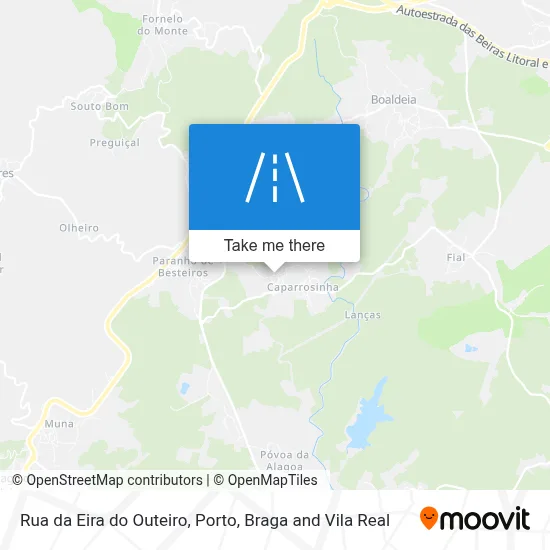 Rua da Eira do Outeiro map