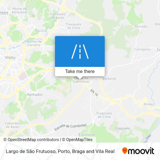 Largo de São Frutuoso map
