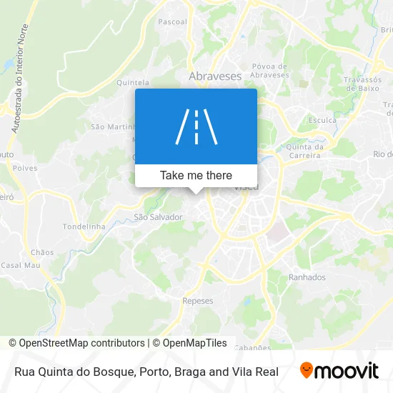 Rua Quinta do Bosque map