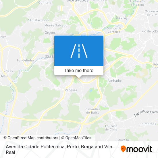 Avenida Cidade Politécnica map