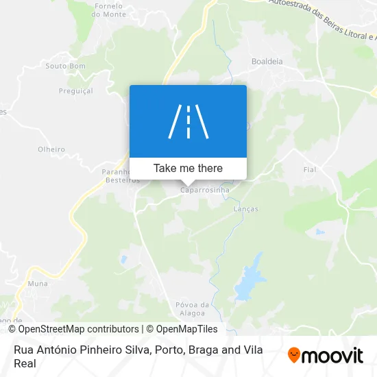 Rua António Pinheiro Silva map