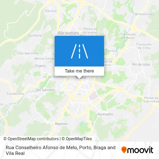 Rua Conselheiro Afonso de Melo map