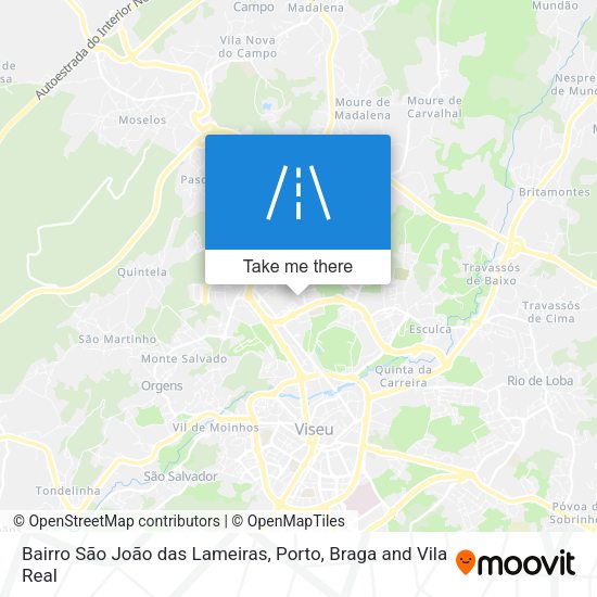 Bairro São João das Lameiras mapa