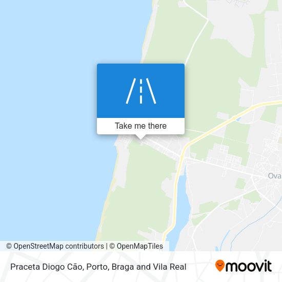 Praceta Diogo Cão mapa