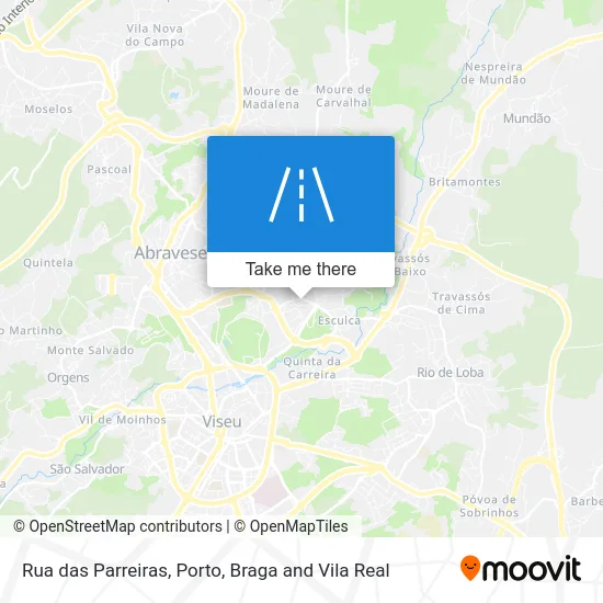 Rua das Parreiras map