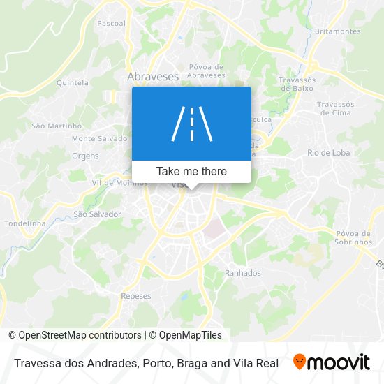 Travessa dos Andrades mapa