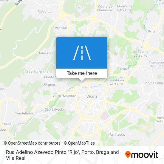 Rua Adelino Azevedo Pinto "Rijo" mapa