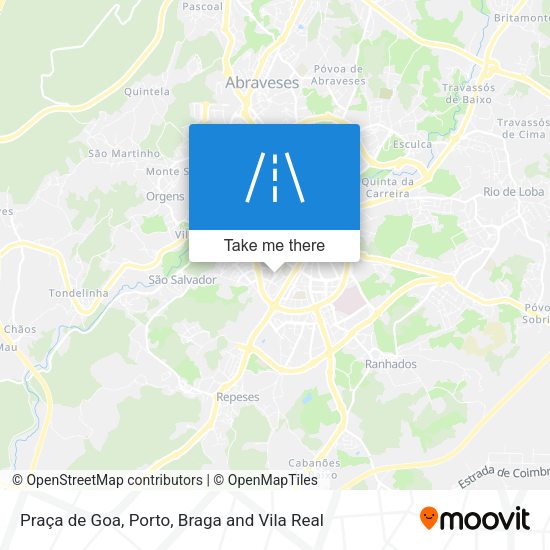 Praça de Goa mapa