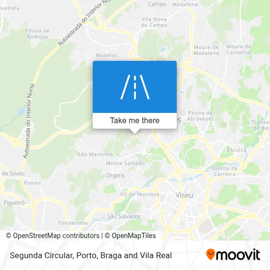 Segunda Circular map