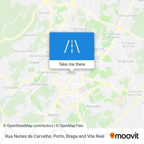 Rua Nunes de Carvalho map