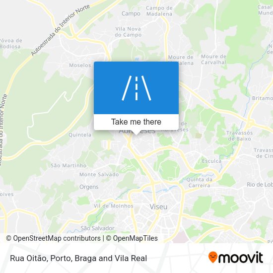 Rua Oitão mapa