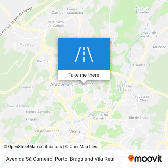 Avenida Sá Carneiro mapa