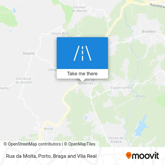 Rua da Moita map
