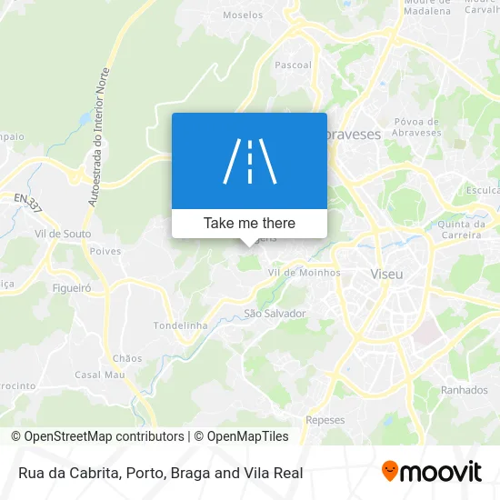 Rua da Cabrita map