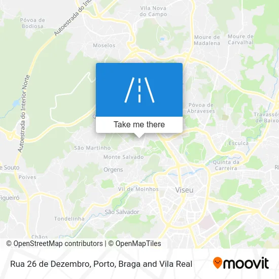 Rua 26 de Dezembro map