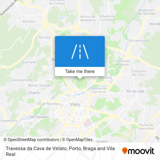 Travessa da Cava de Viriato map