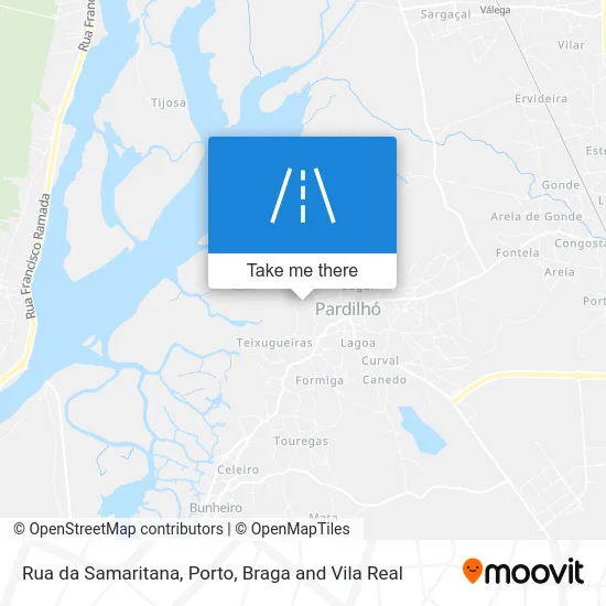 Rua da Samaritana map