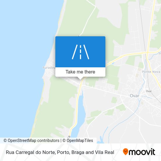 Rua Carregal do Norte mapa