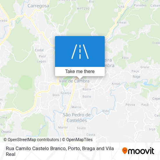 Rua Camilo Castelo Branco map