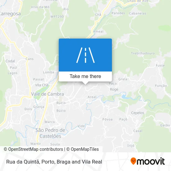 Rua da Quintã map
