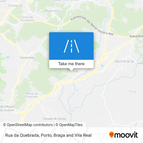 Rua da Quebrada map