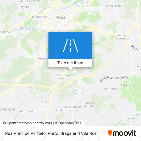 Rua Príncipe Perfeito map