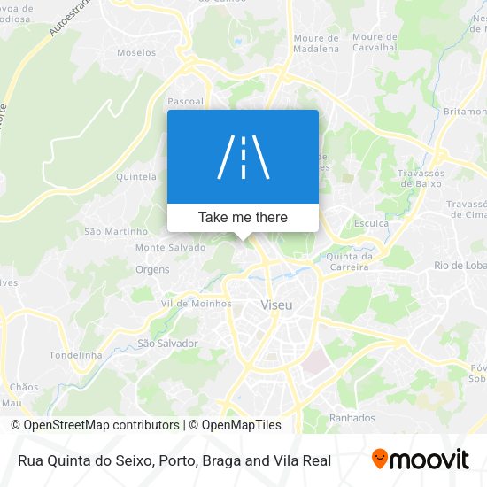 Rua Quinta do Seixo mapa