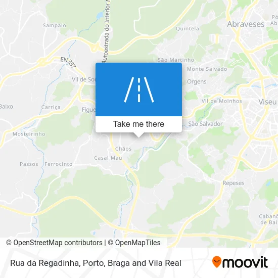 Rua da Regadinha map