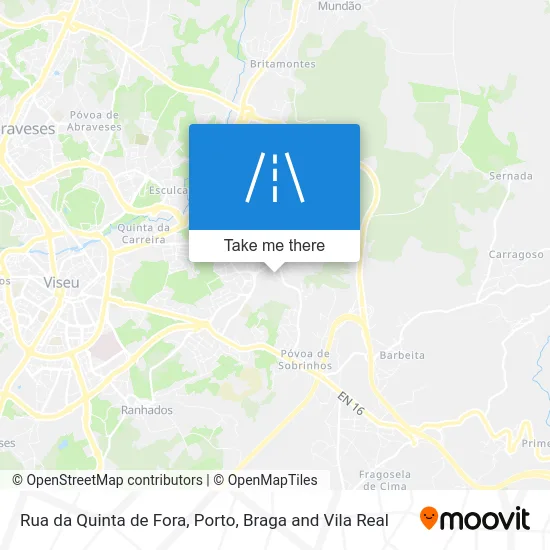 Rua da Quinta de Fora map
