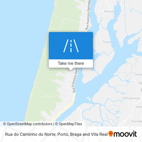 Rua do Caminho do Norte map
